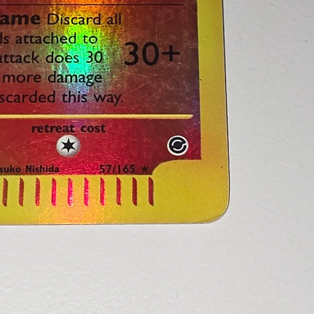 Pokemon Ninetales 57/165 Expedition Base Set Reverse Holo Rare E-Reader 2002